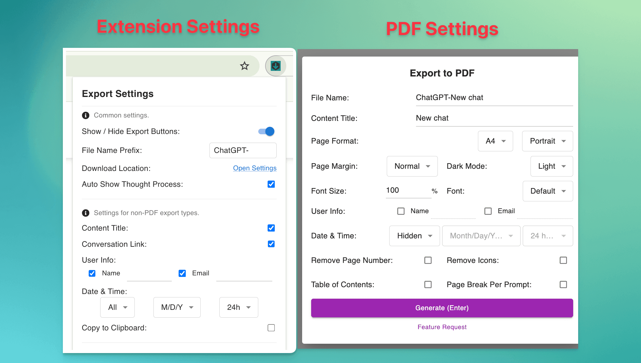 Settings Locations Overview