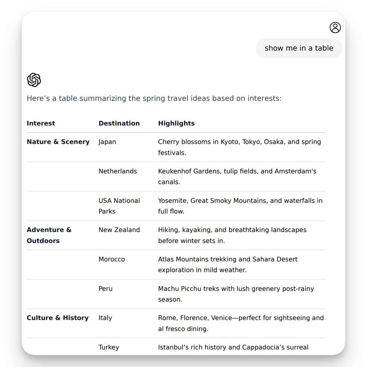 ChatGPT Exporter feature: preserves advanced outputs